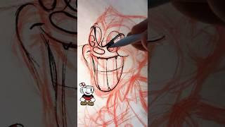 How to draw Joker in #cuphead #rubberhose style #drawingtutorial #steamboatwillie #batman #joker