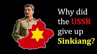 Why did the USSR give up Sinkiang?