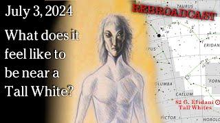 July 3, 2024 - REBROADCAST What does it feel like to be near a Tall White?