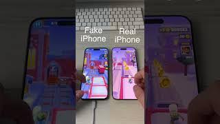 Fake iPhone vs Real iPhone Gaming Test  Can You Spot the Difference? #iPhone #Gaming #TechTest