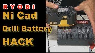 RYOBI Ni Cad Drill Battery Hack