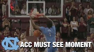 UNC's Leaky Black Slams Home The Dagger | ACC Must See Moment