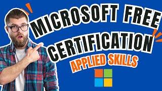 Microsoft 26 FREE Online Courses Get Certified in 2024 - Microsoft Applied Skills with certification