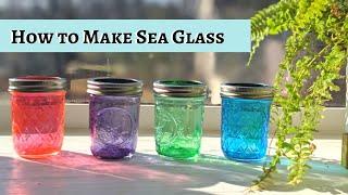 DIY SEA GLASS BOTTLES || Easy Sea Glass Tutorial