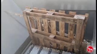 ISVE shredding system for wooden pallets