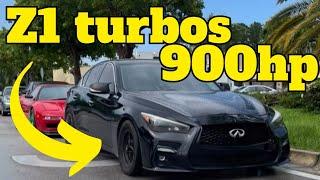 900 hp Q50 @Z1Motorsports23  vrx70 turbo