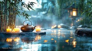 Lullaby music and water sounds  Calm your mind, reduce anxiety, sleep deeply