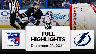 NHL Highlights | Rangers vs. Lightning | December 28, 2024