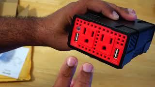 BESTEK 300 Watt Car Power Inverter Unboxing and Review 4K