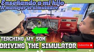 TEACHING MY SON HOW TO DRIVE SIMUATOR . #youtube #youtuber #instagram #music #spotify #tiktok #love