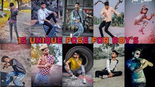 TOP 15 UNIQUE POSE FOR BOYS|#short By ||Ajayrdx||