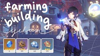 farming & building yelan ⋆౨ৎ˚⟡˖ ࣪˚⊹ pt. 2 𝜗𝜚⋆₊˚.° ꒰ᐢ. .ᐢ꒱₊˚⊹ cozy gameplay ⋆˚🫧⟡˖