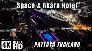 Space & Akara Hotel | Pattaya Naklua | Thailand | DJI Mini 4 Pro | Night Flight