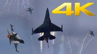 4K | Türkische F-16 Solo Türk Flugvorführung auf der ILA Berlin Air Show 2014