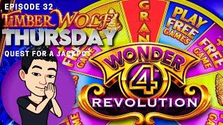 TIMBER WOLF THURSDAY!  [EP 32] QUEST FOR A JACKPOT! TIMBER WOLF REVOLUTION (Aristocrat Gaming)