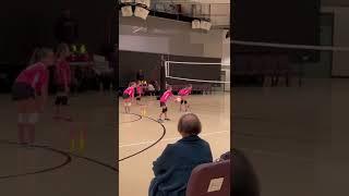 Working on serves. Youth volleyball. #volleyball #serve #girlsvolleyball #practicemakesperfect