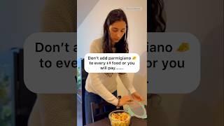 Don’t add parmigiano to every Italian food… #shorts #italian #indian #italianfood