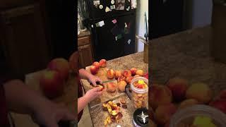 Peach Processing Day | A Julia Child Recipe Spin Off | Making Dinner and a dessert!