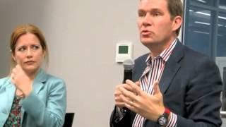 Scott Case and Ingrid Vanderveldt at Nashville's Entrepreneur Center