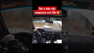 This is why Rally Suspension is $10k+ #impreza #motorsports #racing #rally #rallycar #subaru #wrc