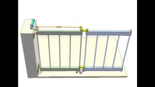 Bi-folding gate 2a