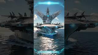 The transformable aircraft carrier has flown away. #科幻 #military #aircraft