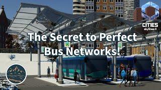 Mastering Buses: Build a Flexible Transit Backbone || Cities Skylines 2