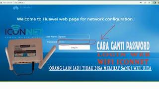 CARA GANTI PASSWORD WEB LOGIN WIFI ICONNET /WIFI PLN