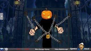 Halloween Jack O Lantern Rescue walkthrough Games2Rule.