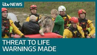 Storm Dennis batters UK, with major incidents declared and 594 flood warnings in place | ITV News