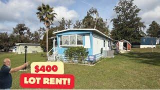 $400 Lot Rent In Florida?! YES!!! (Lakeside Oaks Dade City)