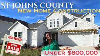 St Johns County New Construction Homes READY NOW Under 600000