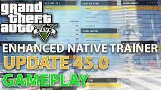 GTA 5 Enhanced Native Trainer UPDATE 45.0 One Hour Gameplay | SUPER POWERFUL GTA V TRAINER 2020