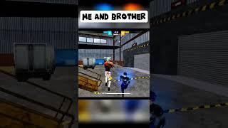 ME AND BROTHER 1VS 1 #freefire #smartphone #freefire #white444 #free #doudrop P.K GAMER YT