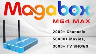 MagaBox MG4 Max 4 GB + 128 G Android-Streaming-TV-Box