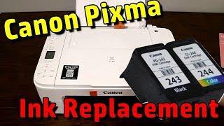 Replace INK in Canon Pixma TS3100 / TS3122 Printer cartriges