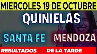 Resultados Quinielas Vespertinas de Santa Fe y Mendoza, Miércoles 19 de Octubre