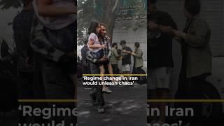 Macron sounds ‘chaos’ warning over Iran regime change | AJ #shorts