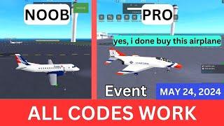 *All CODES WORK* [Event] Airplane Simulator ROBLOX, | May 25, 2024