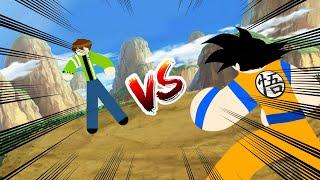 BEN 10 VS GOKU | STICK NODES ANIMATION