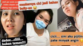 Meitha dan cici || masker cici jadi bahan bully-an|| cicii.. sini aku pijitin kakinya!!!