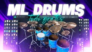 ¡VST de Batería Acústica REALISTA!  VST ML Drums ¡GRATIS!