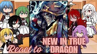 Rimuru Tempest react to Ainz as True dragon | Gacha life | slime | overlord