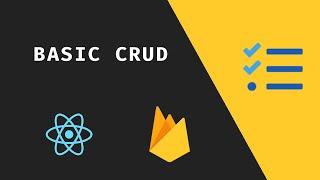 Crud operation with react and firebase realtime database.