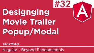 32. Designing the Movie Trailer Popup/Modal