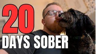 20 Days SOBER and Hanging On for DEAR Life