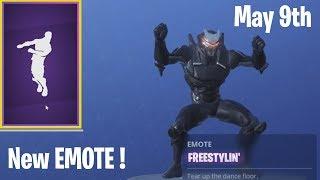 NEW FORTNITE DANCE *FREESTYLIN'* FREE WITH TWITCH PRIME MAY 9th