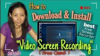 How to Download & Install "Video Screen Recording" ( Free Cam8 ) 2020