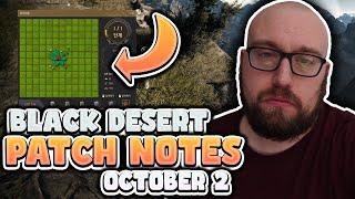 They Spent Development Time on This.. | BDO Patch Notes Rundown October 2nd