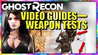 THE ULTIMATE GUIDE TO OVER 50 VIDEOS Testing Ghost Recon Wildlands Sniper Rifles and Assault Rifles